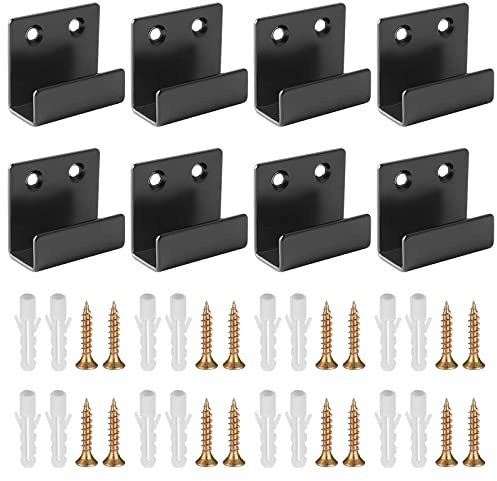 FYting Fixation Miroir,8 Pièces attache miroir fixation murale(30 mm, XL) | avec tube dexpansion à vis pour fixations robustes présentoir de carrelage affichage de peinture à lhuile