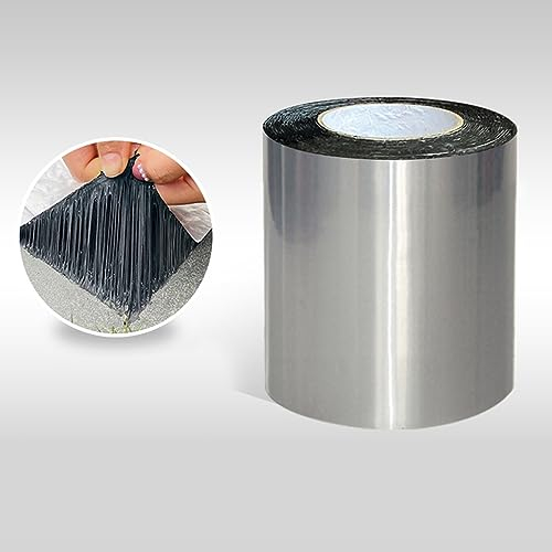 Sh000ad Dach Reparaturband,Selbstklebendes Bitumen Aluband Reparaturband Dichtband,Wasserdichtes Butylband,Aluminiumfolienband,Für Fensterfugen,Rohre,Metall,Farbige Stahlfliesen (1x10m)