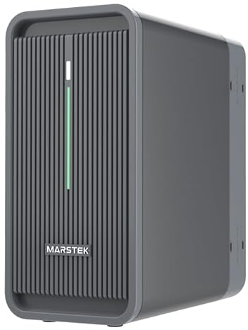 Marstek B2500 Stockage/batterie pour centrale électrique de balcon 2,24 kWh Tracker MPP intégré, 6000+ cycles de charge, contrôle intelligent par application, pour l'intérieur et l'extérieur (IP65