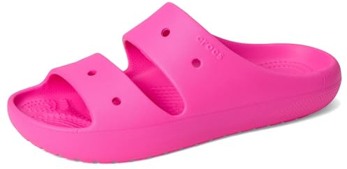 Crocs Unisex Kids Sandal, Classic Sandal v2 K, Pink Crush, 12 UK Child