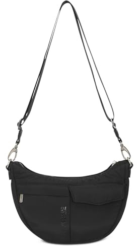 Expatrié Crossbody Bag Damen - Vivy - Puffer Moon Bag - Umhängetasche im Halbmond Stil - Cross Body Handtasche mit Verstellbarem Gurt - Wasserabweisend