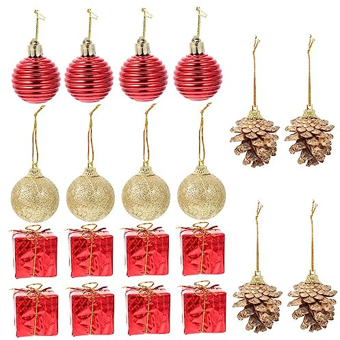 IMIKEYA 20stücke Weihnachtsbaum-deko Anhänger Für Party Und Festivitäten Als Geschenk Oder Wohnzimmer-verzierung Geeignet