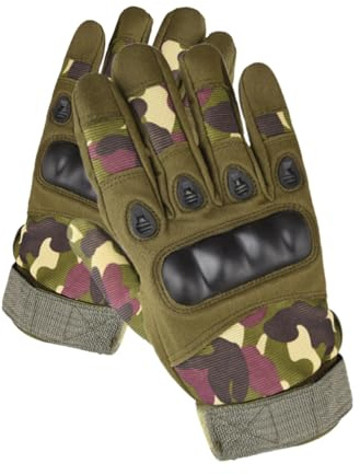 newhsy Vollfinger-Fahrradhandschuhe für Herren, Touchscreen-Motorradhandschuhe, wasserdicht, Wanderzubehör, für Motorradklettern, Wandern, Outdoor-Sportarten (Camouflage, M)
