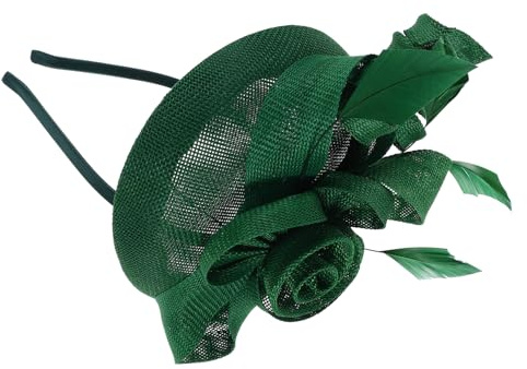 EXQUIMEUBLE Accessoire Capillaire Spiralé Lin Artificiel pour Mariées Et Demoiselles Honneur Parfait pour Mariages Prom Et Événements Spéciaux Bijou De Cheveux Élégant