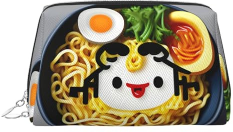 Coquetier, nouilles, ramen, organisateur de maquillage, trousse de toilette portable pour femme, Argenté., Taille unique, Trousse de toilette