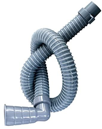Lurrose 5m Thickened PVC Extension Drain Hose Bent Connector for Washing Machine, Universal Washer Discharge Hose Suitable for Home Drainage