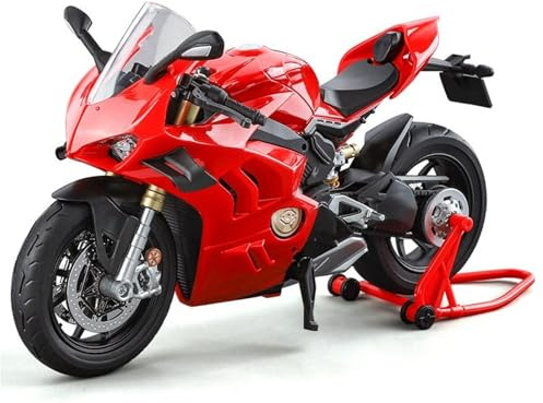 För V4S Panigale Legering Gjuten Motorcykelmodell Leksaksfordon Terrängtransport Motorcykelleksaker Bil 1:9
