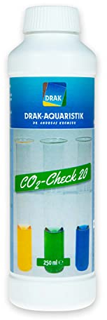 DRAK-Aquaristik Check-Lösung/Testlösung für CO₂-Dauertests Konzentration 20 mg/l CO₂ 250 ml