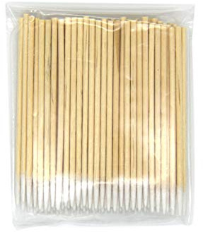 Ruiyan Lot de 1000 Cotons-Tiges à Pointe Pointu Simple Tête Fine Permanents Bâton Kapok pour Tatouage de Sourcil Lèvres Maquillage