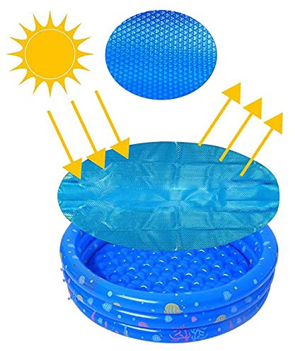 Hmpet 6Ft 8Ft 10Ft 12Ft 15FT Pool Cover,Swimming Pool Cover,Pool Solar Cover Bubble for Inflatable Swimming Pool Above Ground Pool,8 pieds