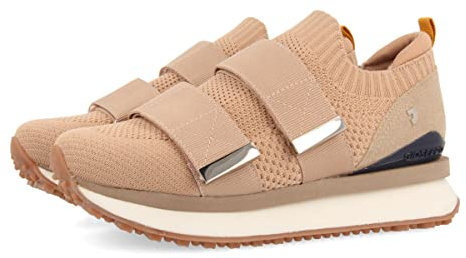 Sneakers Rosas de calcetín con Correas Ajustable para Mujer nospelt