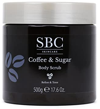SBC Skincare Coffee & Sugar Body Scrub 500g, Exfoliating Body Scrub, Nourishing, Softening, Smoothing
