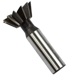 BCOMFY 1pc 45/55/60 Grad HSS Schwalbenschwanz Fräser 10-60mm Gerade Schaft HSS Ende Mühle CNC Router Bit HSS Schwalbenschwanz Cutter Ende Mühle (Size : 1pc 35x55Degrees)