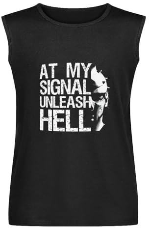 Hacksaw Jim Duggan USA Classic Retro Wrestling Mens Casual Sleeveless T-Shirt Black Vest Tank Tee Tops XXL