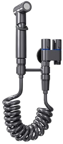 Douchette WC - Pulvérisateur Jet Réglable pour Toilette, Kit complet Robinet Laiton Inclus | Douchette Hygiénique pour WC, l'Hygiène Intime, bidet, maternité