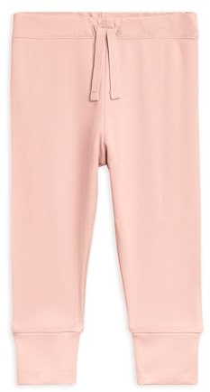 Colored Organics - Cruz Joggers Organic Cotton Baby Pants - Kids & Baby Clothes - Ballet - 6-12M