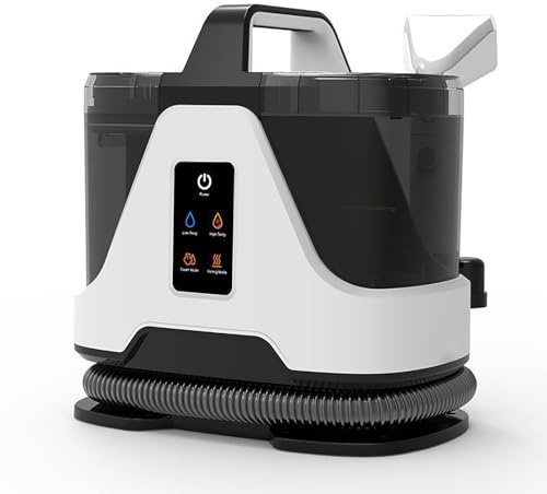 Sofá de 1700 W Vacuum, Limpiador de Manchas de Alfombra, limpiadores de tapicería potentes de 13 kpa, con un Tanque de Agua de 800 ml de Suciedad y 1850 ml de Tanque de Agua Limpia, 4 Modos de