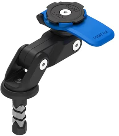 QUAD LOCK Motorrad-Gabelschaft (V2) Handyhalterung für iPhone, Galaxy, Pixel und Universal Adapter