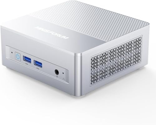 MINISFORUM X1 Lite-255 Mini-PC,AMD Ryzen 7 255 (8 C/ 16 T, jusqu’à 4,9 GHz), Radeon 780M, 32 Go DDR5, SSD de 512 Go, Wi-Fi 6E, LAN 2,5 GbE, OCuLink eGPU, HDMI + DP + USB4 (Triple affichage), 4× USB-A