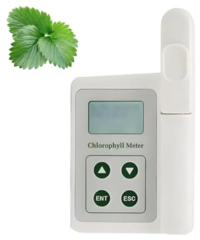 Medidor de clorofila, dispositivo portátil 4 en 1 para nutrición vegetal, mide SPAD, temperatura de las hojas y humedad, ideal para agricultores, jardineros y científicos
