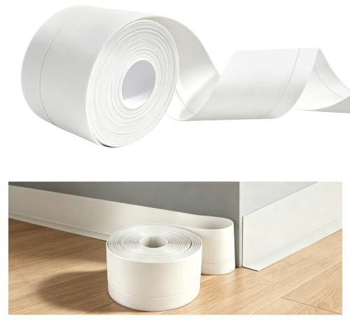 RMNKTHC Rodapié Autoadhesivo, Zócalo Autoadhesivo Flexible de PVC