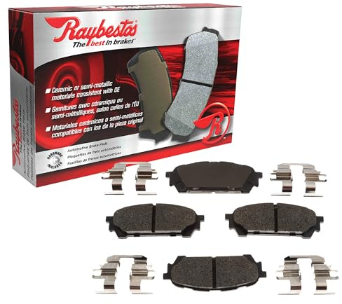 Raybestos R-Line Automotive Replacement Front Ceramic Brake Pad Set for Select Toyota, Scion (MGD822CH)