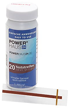 POWERHAUS24 Teststreifen für den Salztest
