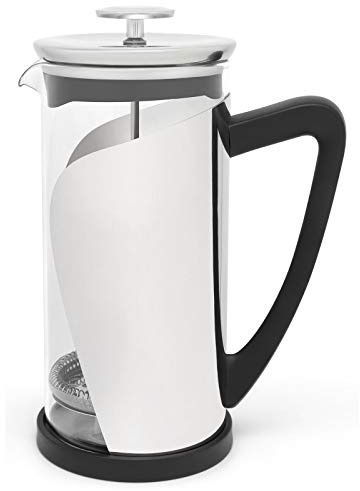Leopold Vienna LV117015 Carona kaffe- och teberedare, glas, 1 200 ml, transparent