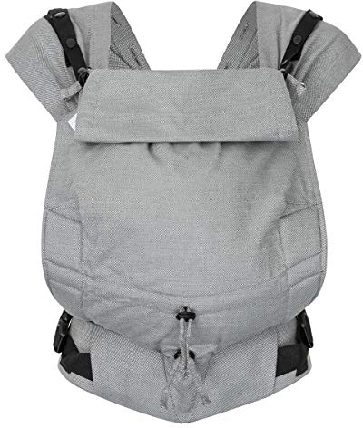 Hoppediz Babytrage Primeo, für Neugeborene ab Geburt, Bauchtrage, Rückentrage, 100% Bio-Baumwolle, Kos