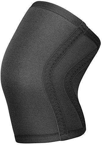 Genouillère de compression professionnelle en néoprène de 7 mm d'épaisseur pour haltérophilie, dynamophilie, accroupissements, entraînement de crossfit, entraînement à domicile, réduit la douleur et