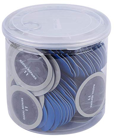 Parche de Reparación de Neumáticos, 120 Piezas de 43 Mm para Coche, Redondo, de Goma Natural, para Reparación de Pinchazos de Neumáticos, Parche Frío, Parches sin Cámara, Parche para Neumáticos