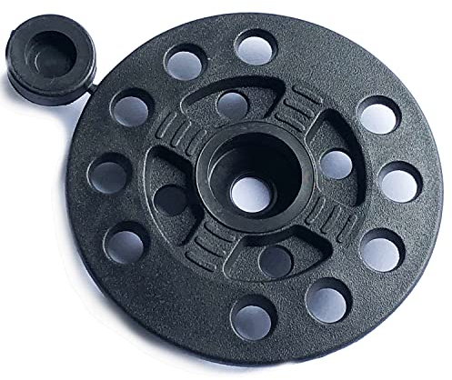 Dämmstoffteller 60mm zur Fixierung und Unterstützung aller Arten von weichen bis mittleren Dämmplatten und Platten, Lastverteilung (100 Stück)
