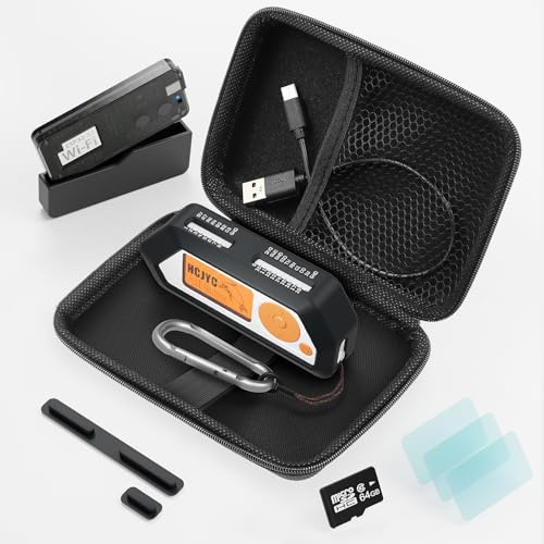 HCJYC Tutto in uno - Custodia protettiva per Flipper Zero e per la scheda di sviluppo Wi-Fi V1 ESP32-S2, accessori compatibili con la scheda di sviluppo WiFi Flipper Zero con tappo antipolvere GPIO -