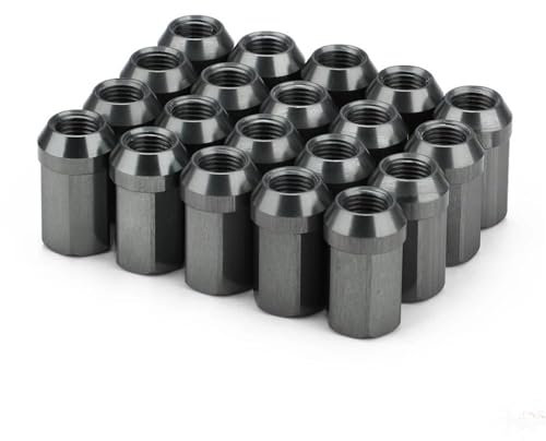 PUNICS Kompatibel Mit Cadillac Für ATS Für ATS-V Für Cts M12 * 1,5 20 Stück 17 Mm Radmuttern Zubehör Konischer Konischer Sitz 32 Mm Länge Radmuttern Radnabenmuttern (Color : 4)