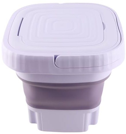 Mini Lavatrice Pieghevole, 3 modalità di Temporizzazione Lavatrice Portatile da Viaggio (Spina europea)