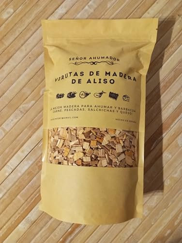 Virutas de madero de aliso para BBQ and ahumar, 400 gr