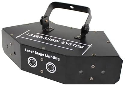 Disco Lights DJ Disco Stage Laser Projector Six Eyes RGB Light DMX Sound Actived Patterns Effects Scaner Xmas Home Dance Party System Show for DJ Club Brithday KTV Festival Home