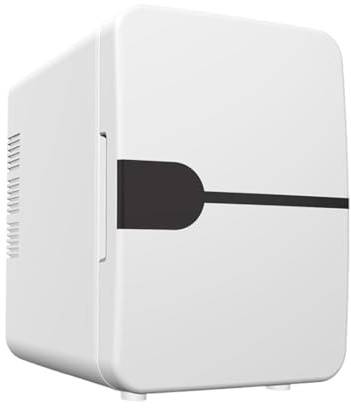 Générique Tragbarer Auto-Kühlschrank – 6 l Thermal and Cool Fridge | Verwendung von Automotive Freezer | Auto Travel Cooler Warmer | Tragbarer 12 V DC 220 V Auto-Kühlschrank für Camping Driving