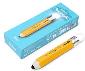 Suck UK - Bleistiftlicht | Tischlampe & wiederaufladbare Lampe | Schreibtischzubehör & Schreibtischlampen Büro | Schnurlose Lampe & Nachttischlampe | Tische für Schlafzimmer & Bürozubehör | Gelb