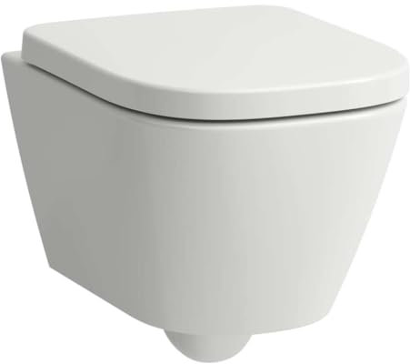Laufen Meda WC suspendu Advanced compact, sans rebord, Silent Flush, 360x490mm, fixation cachée chasse deau basse, H8201130000001, Couleur: blanc
