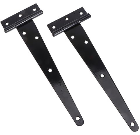 OSALADI 2 Stück 8 Zoll T-förmiges Scharnier Aus Verzinktem Eisen Für Hochleistungstüren Und -tore Rostfrei Und Geräuschlos Einfache Installation