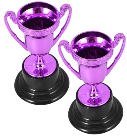 FUTUREORYY 2stücke Mini-trophäen Für Studenten Kreative Wettbewerbstrophäen Party-trophäen-dekor Kleine Trophäen-Modelle Zeremonie-preistrophäen Mini-preistrophäen Für Feiern