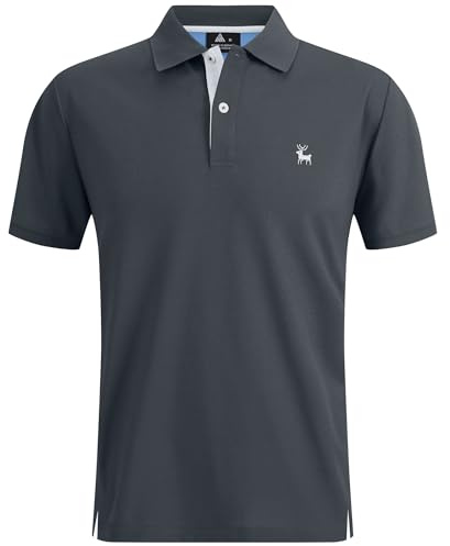 ZITY Poloshirt Herren Kurzarm Atmungsaktiv Golf Tennis T-Shirt Business Polohemd für Freizeit