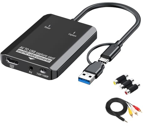 Convertitore di segnali e dispositivo di acquisizione adatto per sistemi di sorveglianza videoregistratori in tempo reale video USB dispositivo di acquisizione audio