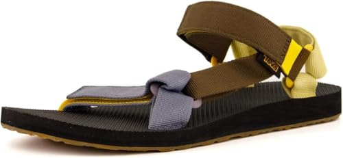 Teva Sandales originales pour femme - Sandales de sport et d'extérieur, Sucre d'érable multicolore, 9 UK