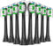KHBD Toothbrush Heads Compatible with Philips Sonicare Electric Toothbrush, Replacement Brush Heads Fit for EasyClean, Gum Health, FlexCare, HealthyWhite Brush-Black-8 Pack