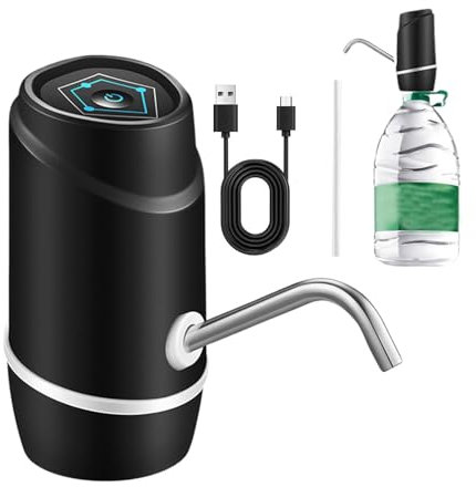weiting Electric Water Pump for 5 Gallon Bottle - Water Pump for 5 Gallon Jug | Portable Drinking Jug Pumping Device for Home, USB Charging
