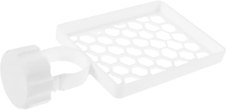 ULTECHNOVO Kitchen Sink Faucet Bracket Sponge Holder Dish Soap Rack Dishrag Organizer Sturdy Modern Airflow Decorative