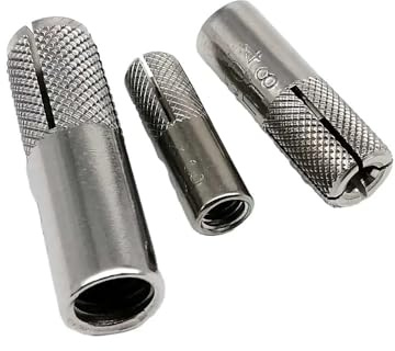 Tapones for tubos de expansión interiores de acero inoxidable 304, con pernos, tuercas y pernos de anclaje, de impacto por impacto, M6, M8, M10, M12 y M16(M10(1Pc))