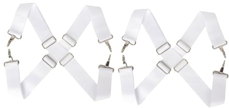 BESPORTBLE 2 Stück Verstellbarer Doppelschulteriger Nylon Bass Trommel Tragegurt mit Förmigem Schulterharness Ergonomisch Gepolstert Langlebig und Komfortabel für Marschtrommel und
